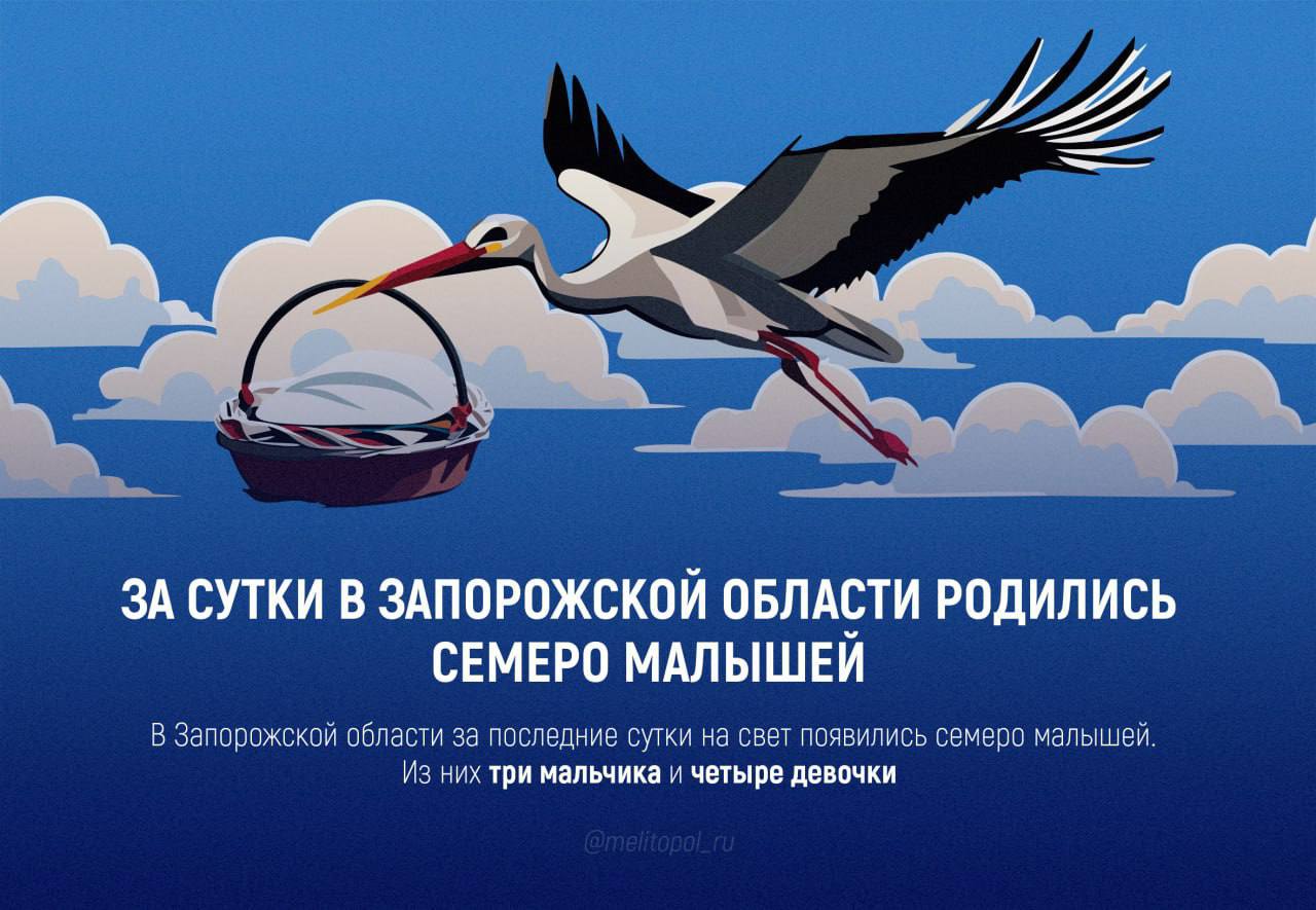 За сутки в Запорожской области родились семеро малышей В Запорожской области за последние сутки на свет появились семеро малышей. Из них три мальчика и четыре девочки, сообщили в региональном минздраве.