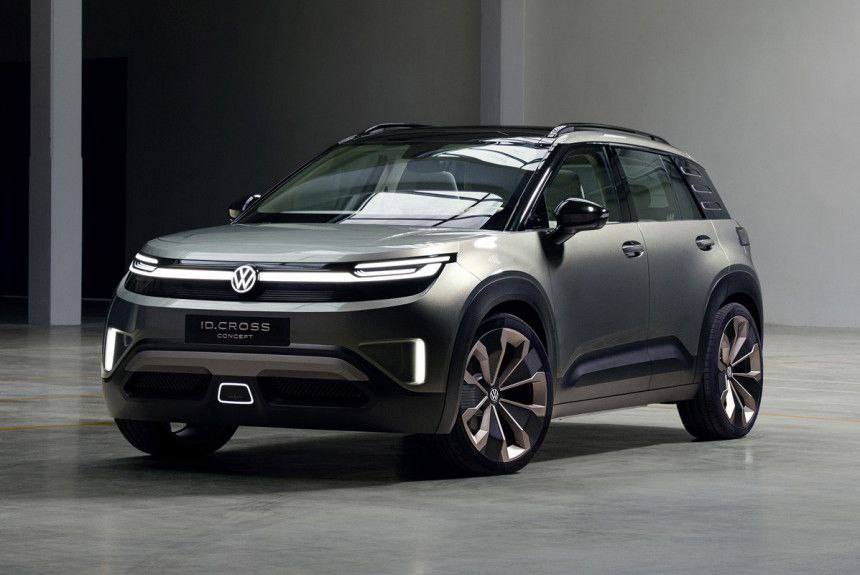 Паркетник Volkswagen ID Cross почти за год до конвейера Компактный и доступный электрический кроссовер Volkswagen забуксовал еще на старте проекта показанный в 2021 году концепт кар ID Life так и остался выставочным образцом За прошедшее время в компании масштабно пересмотрели свой взгляд на дизайн и позиционирование будущих электромобилей Поэтому сейчас на выставке IAA в Мюнхене показан совсем другой концепт под названием Volkswagen ID Cross И он уже максимально близок к будущему серийному электромобилю Подробности autoreview ru news parketnik volkswagen id cross pochti za god do konveyera автоновости volkswagen фольксваген Авторевю