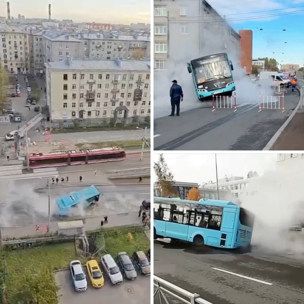 В Петербурге провалился под землю лазурный автобус   Очередной прорыв произошёл сегодня утром на Кронштадтской улице в районе станции метро «Автово». В образовавшийся портал в преисподнюю угодил общественный транспорт.  ЧП произошло с автобусом 66-го маршрута, который обслуживает ООО «Вест-Сервис». Там сообщили, что водитель сразу высадил всех пассажиров и обошлось без пострадавших.  Сейчас на месте работают экстренные службы. Опасный участок Кронштадтской улицы закрыли.   Подписаться   Новости СПБ