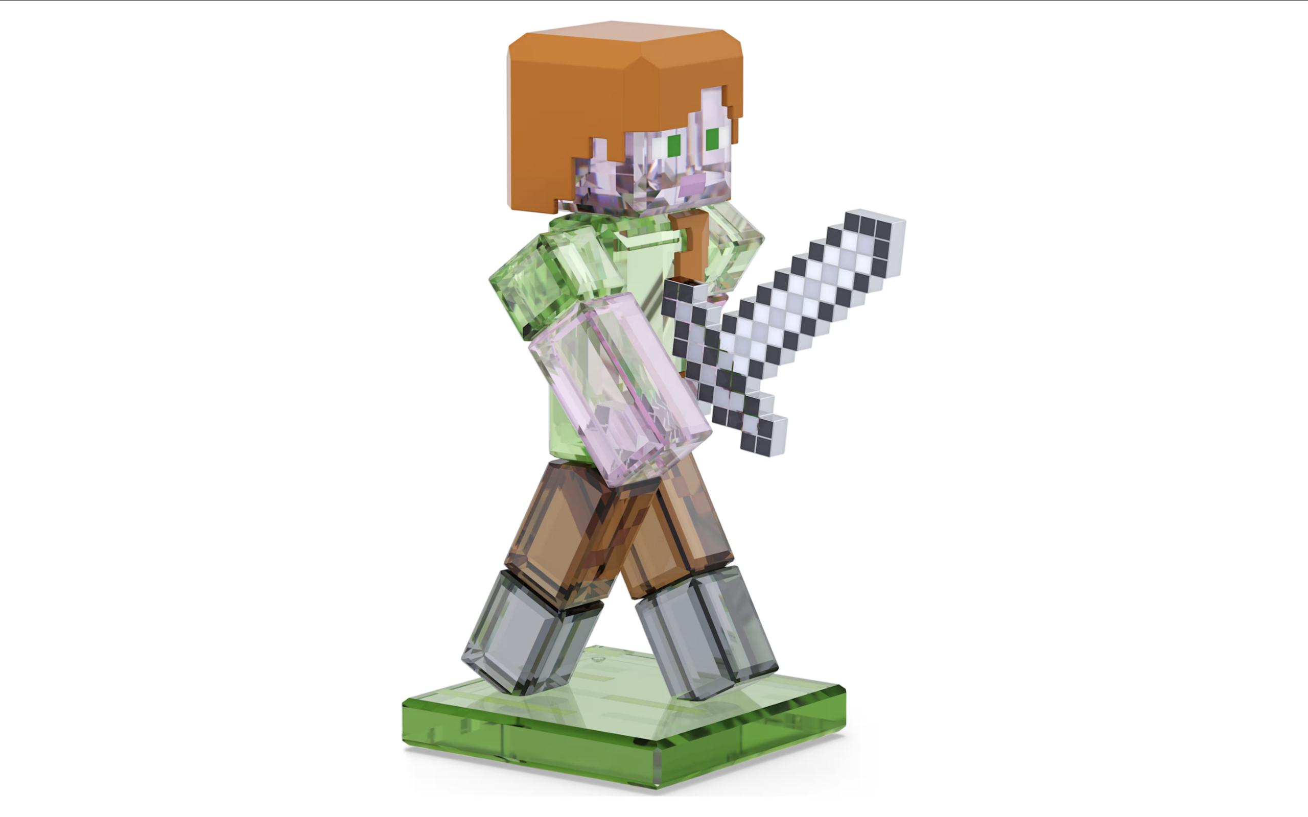 120 тысяч рублей, и коллекция Swarovski по Minecraft ваша Mojang и Swarovski объявили о коллаборации — по Minecraft выпустили небольшую коллекцию хрустальных фигурок. В набор вошли фигурки со свиньёй, крипером, Стивом и Алекс. Свинья и крипер обойдутся в 300 евро ~27 300 рублей , а Стив и Алекс — в 330 евро ~30 000 рублей . Rozetked Подписаться