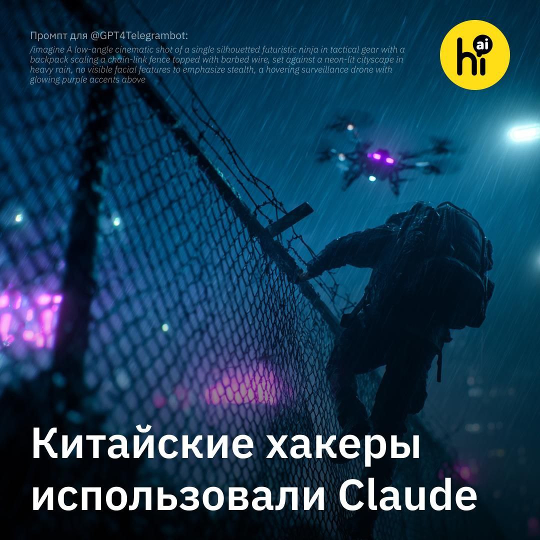 Китайские хакеры использовали Claude для масштабного шпионажа Хакеры которых связывают с китайскими властями обошли защиту Claude выдавая себя за специалистов по кибербезопасности они якобы тестировали устойчивость систем к проникновению Поверив в легенду ИИ сканировал сети компаний и выделял наиболее ценные базы данных искал уязвимости и генерировал код Взломщикам удалось убедить Claude создавать бэкдоры для долгосрочного доступа и выкачивать информацию Атака затронула 30 крупных целей в том числе технологические компании банки химические производства По оценке Anthropic до 90 задач кампании выполнил ИИ требовались лишь единичные вмешательства человека на ключевых этапах Anthropic уже заблокировал подозрительные аккаунты и усилил защиту Claude А посольство Китая в США отвергло обвинения в связях властей страны со злоумышленниками Подпишитесь на Hi AI