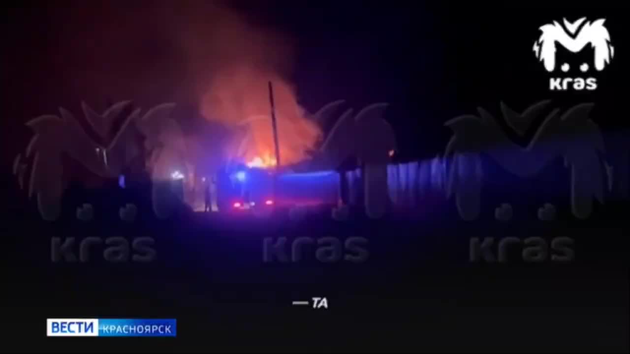Два подростка пострадали при пожаре в бане в Красноярске