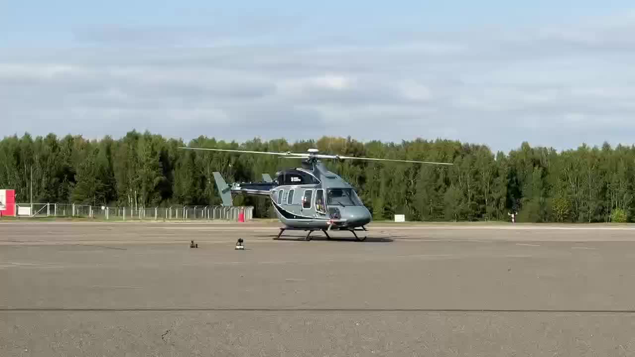 Первый полет импортозамещенного вертолета Ансат в Казани