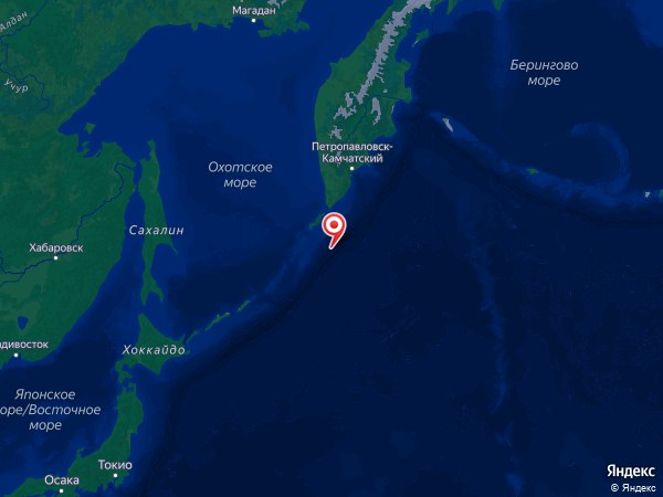 Землетрясение магнитудой 5.4 произошло - 201 км к юго-востоку от Северо-Курильска, Россия. В среду, 30 июля 2025 года, в 02:42 UTC . Магнитуда: 5.4 Глубина: 10 км. Широта / Долгота: 48.954 / 157.003 Каталог: EMSC Близлежащие населенные пункты: В 471 км к югу от Петропавловска-Камчатского, Россия. В 201 км к юго-востоку от Северо-Курильска, Россия.