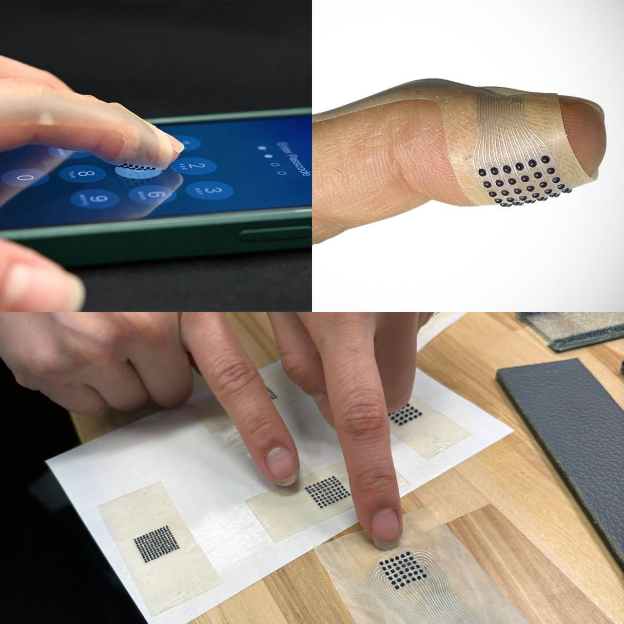 Американские ученые создали пластырь который позволяет буквально чувствовать виртуальные предметы просто через дисплей или любую другую поверхность Гаджет клеится на кончики пальцев и бьет по ним тонким массивом электродов имитируя форму фактуру и размер объектов В слепом тесте испытуемые угадывали ощущения с точностью 87 почти как в реальности Разработчики уверены что технология пригодится не только для VR но и для слабовидящих можно будет ощупывать интерфейсы и объекты которые физически не существуют Если раньше виртуальная реальность была только зрелищем то теперь она начинает становиться осязаемой и это уже совсем другой уровень погружения Точка роста