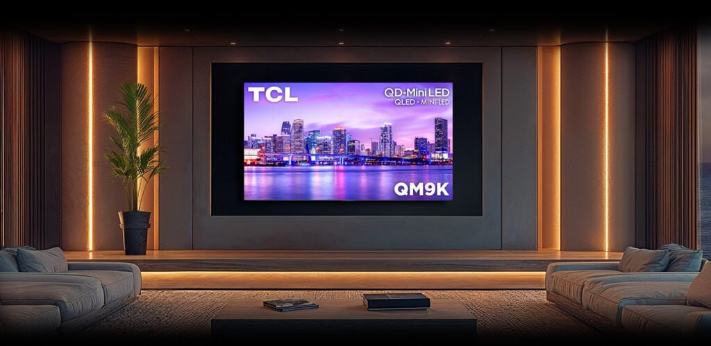 TCL показала QM9K Google Gemini 288 Гц и яркость до 6500 нит Новый телевизор стал первым с встроенным ИИ Gemini и панелью QD Mini LED Он ориентирован на премиальный сегмент и геймеров предлагая частоту до 288 Гц и поддержку Dolby Vision IQ Особенности Размеры от 65 до 98 Яркость до 6500 нит 6000 зон затемнения Частота 144 Гц Game Accelerator 288 с VRR Панель CrystGlow WHVA 4K UHD антибликовое покрытие Поддержка Dolby Vision IQ HDR10 IMAX Enhanced Звук Bang Olufsen Dolby Atmos Flex Connect ОС Google TV с встроенным Gemini Chromecast AirPlay 2 Интерфейсы 4 HDMI 2 1 USB Wi Fi 6 Bluetooth 5 4 Заказать сборку подбор ПК в InterPC Участвуй в розыгрыше 3 х ИГРОВЫХ ПК Наши каналы TCL GoogleGemini QDLED