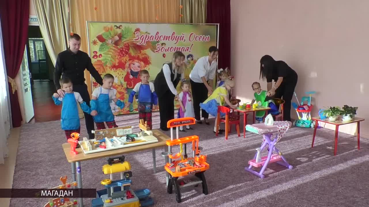 Открытие модульных мастерских для детей в Магадане