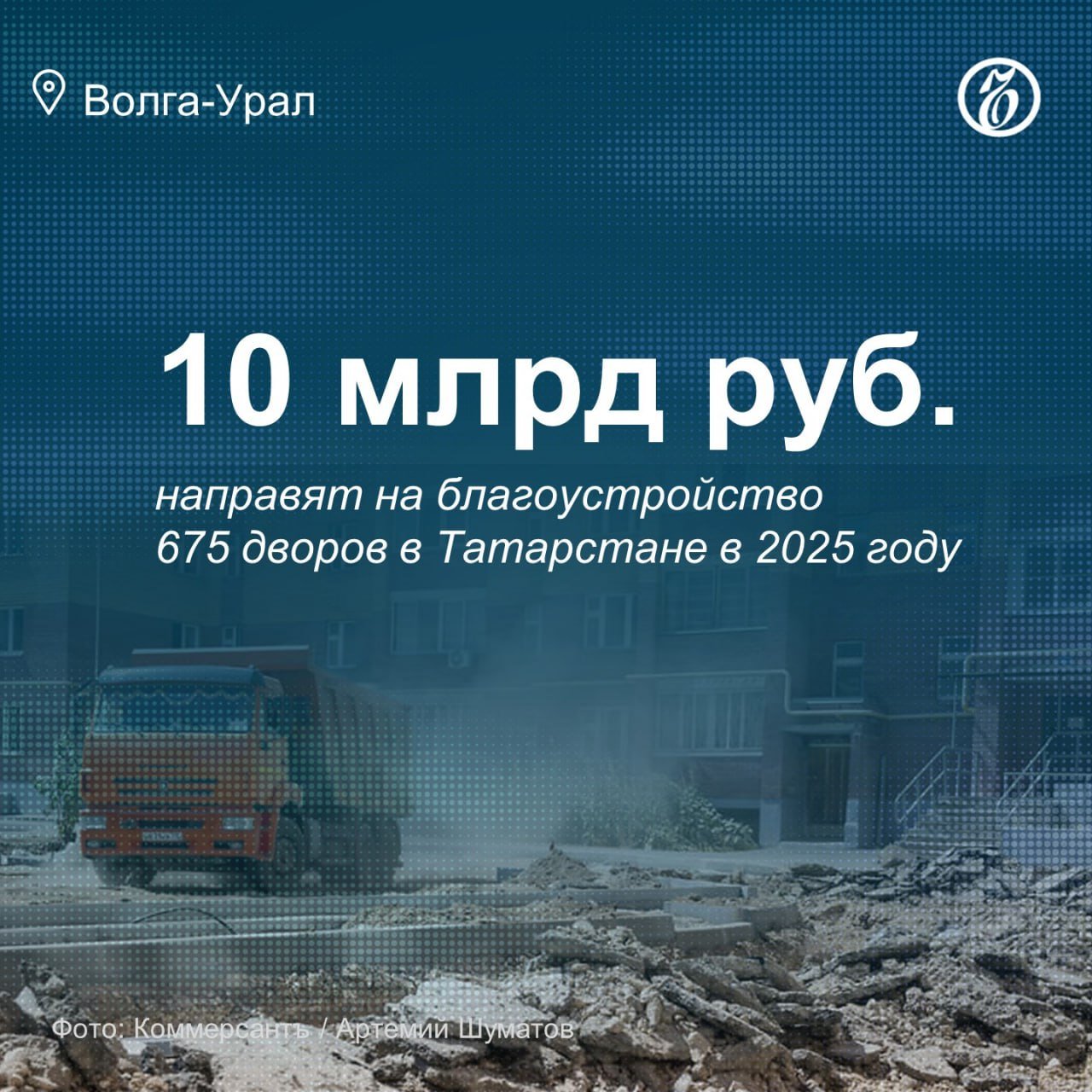 В 2025 году в Татарстане по программе «Наш двор» благоустроят дворы в 16 муниципальных образованиях  В рамках подготовки к программе 2025 года составление предварительных схем благоустройства ведется в 13 муниципальных районах и должно быть завершено до 6 декабря. Закупка оборудования и подготовка итоговых схем благоустройства запланированы до конца марта 2025 года.  Завершение работ планируется на лето 2025 года.    «Коммерсантъ Волга-Урал» в Дзен