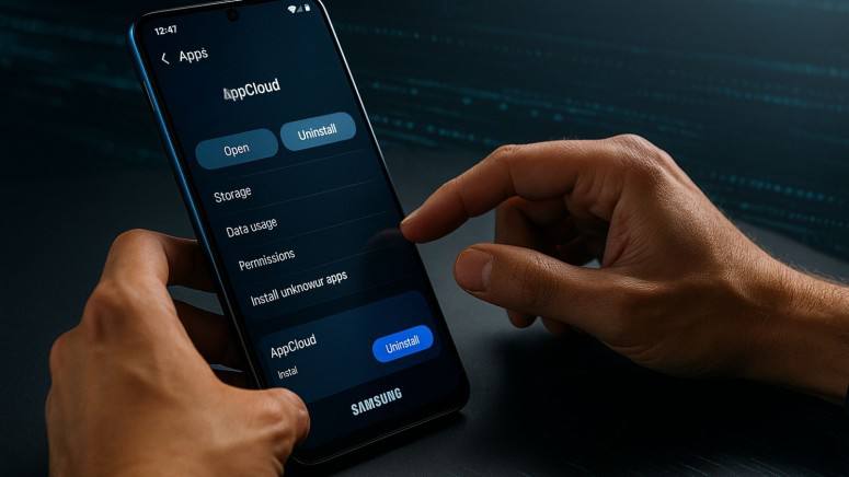 В сети целый день разгоняют пост с Reddit Пользователи смартфонов Samsung обнаружили у себя приложение AppCloud которое собирает данные Оно встречается в среднебюджетных Galaxy A M и F и сейчас по всему миру активно обсуждают возможные риски для приватности невозможности удаления и непрозрачной работе сервиса AppCloud называют неудаляемым софтом глубоко встроенным в систему и связанным с рекомендациями сторонних приложений Разработчиком сервиса является израильская компания ironSource сейчас в составе Unity Technologies А жалобы на AppCloud появились не сегодня На Reddit ещё год назад пользователи писали что AppCloud это системная утилита работающая как рекламное ПО и появляющаяся по умолчанию на многих моделях Samsung www iphones ru 1345913 новости iphonesru