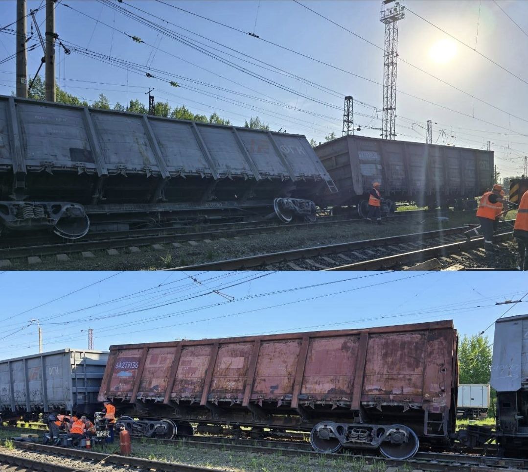 В Пермском крае устанавливаются обстоятельства схода вагонов 29.05.2025 в вечернее время на станции Чусовая произошёл сход восьми вагонов с щебнем без опрокидывания. В результате происшествия никто не пострадал. Задержек движения поездов на путях общего пользования не имеется. Пермской транспортной прокуратурой организованы надзорные мероприятия в сфере исполнения законодательства о безопасности движения и эксплуатации железнодорожного транспорта.