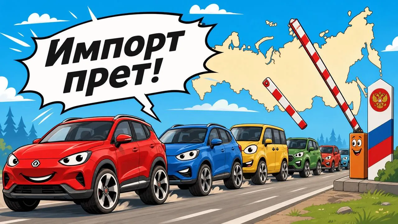 Импорт легковых автомобилей в Россию набирает обороты В апреле 2026 года в страну ввезли 75 7 тыс машин это рекорд с начала года Причём растут оба сегмента новые авто 34 3 тыс 1 год к году с пробегом 41 4 тыс 9 Что покупают чаще всего среди новых уверенно лидирует Geely а главный хит кроссовер Monjaro среди подержанных на первом месте Toyota а самая популярная модель Honda Freed Рынок постепенно оживает а спрос на вторичку растёт заметно быстрее Подписывайтесь в МАХ