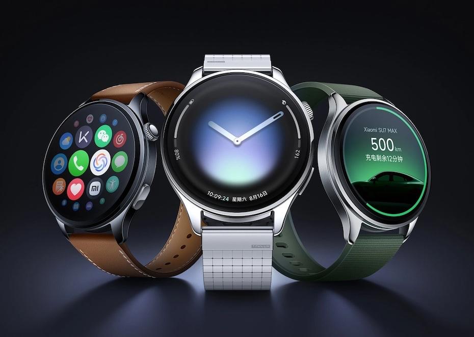 Xiaomi представила прямого конкурента Apple Watch и Galaxy Watch Часы называются Xiaomi Watch 5 и пока что они только анонсированы полноценный релиз и старт продаж запланированы на 25 декабря Аксессуар оснащен первым для бренда датчиком электромиографического сигнала ЭМГ и дополнительно датчиком электрокардиограммы ЭКГ Цельнокованый корпус из нержавеющей стали с двух сторон дополнен искусственным сапфировым стеклом Xiaomi описывает новинку как полноценные флагманские смарт часы то есть их можно рассматривать как конкурента Apple Watch Galaxy Watch Pixel Watch и другим устройствам На какой ОС они работают неизвестно но процессор здесь Snapdragon W5 Ценник пока не называется iguides