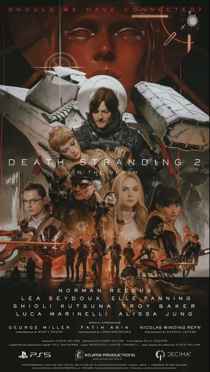 Вслед за презентацией Death Stranding 2: On the Beach был представлен официальный постер игры, сам по себе являющийся настоящим произведением искусства. Гениальный сиквел выходит 25 июня, а выгоднее предзаказать получится в индийском боте .