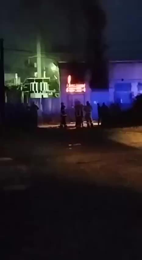 Пожар на подстанции Быгель в Березниках оставил часть города без света и воды