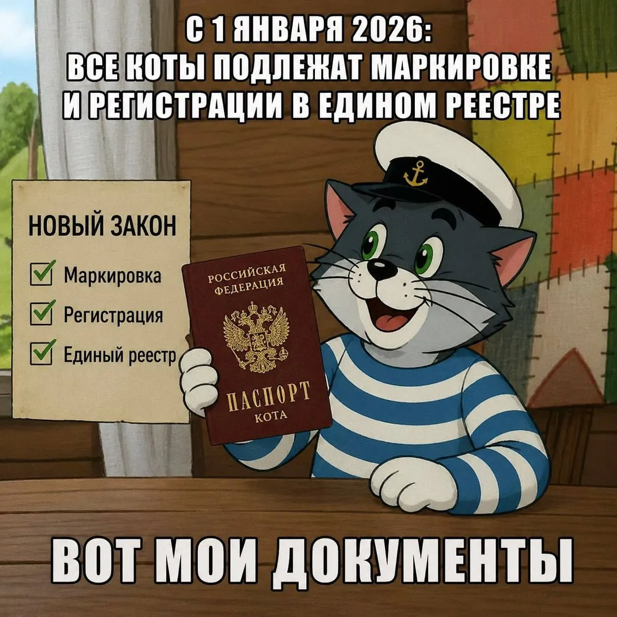 Единый реестр домашних животных предложили создать по всей России питерский ЗакС внёс инициативу в Госдуму Идея проста всех пёселей и котелей например чипировать и внести инфу в базу Это должно облегчить поиск владельцев потеряшек сократить число бездомных животных часто это потерянные или выброшенные питомцы и навести порядок в сфере разведения животных Предполагается что полномочия решить какие хвостики подлежат регистрации её порядок и сроки и несколько других нюансов будут у Правительства Телегу замедляют Спокойствие всё прекрасно грузится и читается в нашем канале MAКС