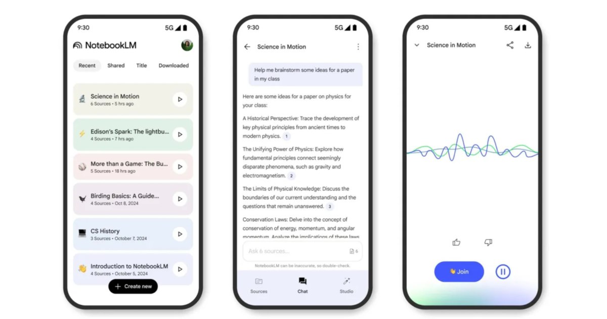 Google выпустила приложение NotebookLM для Android. Версия для iOS должна выйти 20 мая 2025 года. NotebookLM позволяет создавать и редактировать заметки с помощью ИИ и поддерживает функцию генерации «подкастов с двумя ИИ-ведущими» vc.ru/ai/1996835