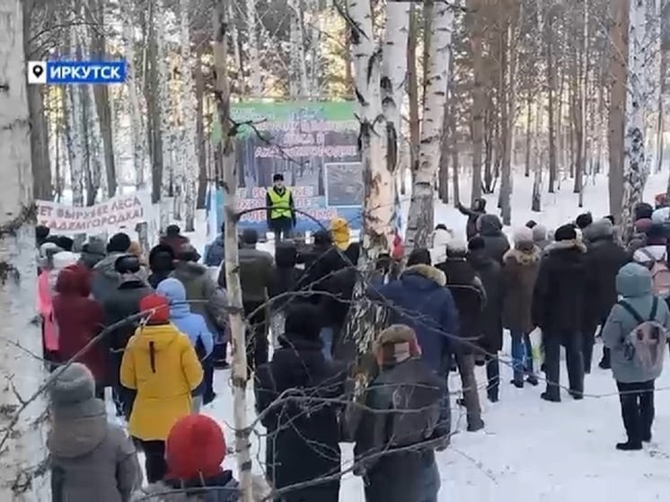 Физики против фотосинтеза  Жители иркутского Академгородка протестуют против вырубки рощи ради строительства общежитий для молодых ученых. Более ста человек пришли на митинг, чтобы защитить березняк, в котором они привыкли гулять и заниматься спортом.   На деревья посягает Институт солнечно-земной физики СО РАН. Он планирует построить на месте рощи общежития. Жители не против этого – они лишь просят перенести строительство на 300 метров. Тем более, что по кадастровой карте спорный участок земли предназначен для объектов здравоохранения, а не для многоэтажных жилых домов.   Однако ИСЗФ на компромисс идти не хочет. Ради «общаг» он даже готов заняться изменением назначения земельного участка.   Ситуация накалилась настолько, что привлекла внимание главы Следственного комитета России. Александр Бастрыкин взял ситуацию под личный контроль.   Раньше академгородки строили в лесу, а теперь на месте леса.