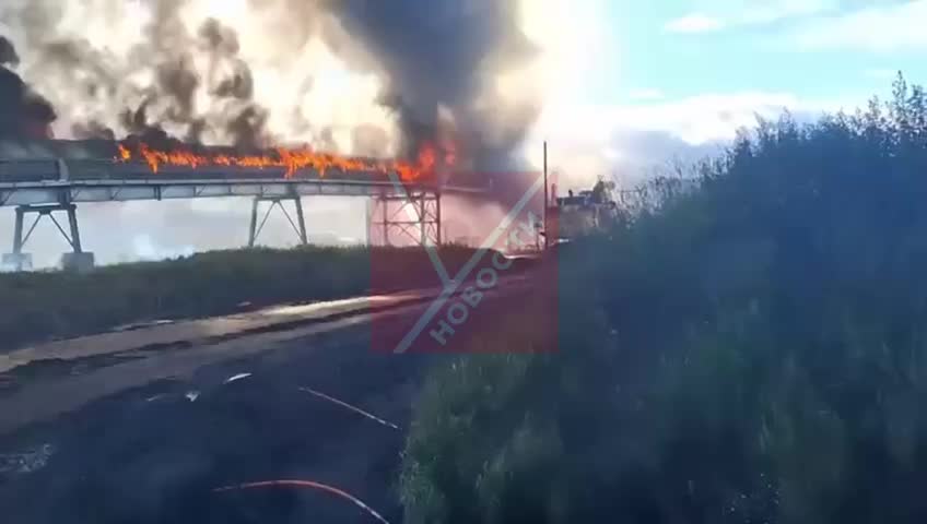Пожар угольного конвейера в Углегорском районе: причины и последствия