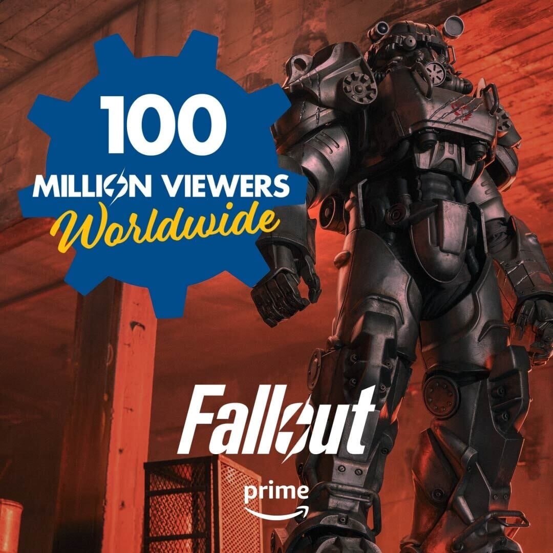 Сериал Fallout посмотрели 100 млн зрителей на Prime Video за полгода  Причем 80 млн человек посмотрели его спустя месяц после премьеры. Авторы на данный момент работают над вторым сезоном.   Ждем?