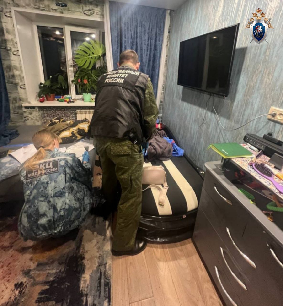 У красноярки напавшей с ножом на 3 летнего сына нашли психическое расстройство Все произошло в августе 37 летняя мать ударила сына ножом в спину и повредила себя Мальчика спас участковый который проводил обход и услышал плач ребенка Как сообщили в СК у женщины диагностировали хроническое психическое расстройство в момент преступления она не понимала что делает Женщину собираются направить на принудительное лечение в психиатрический стационар Дело расследовали Его направят в прокуратуру а затем в суд prmira news