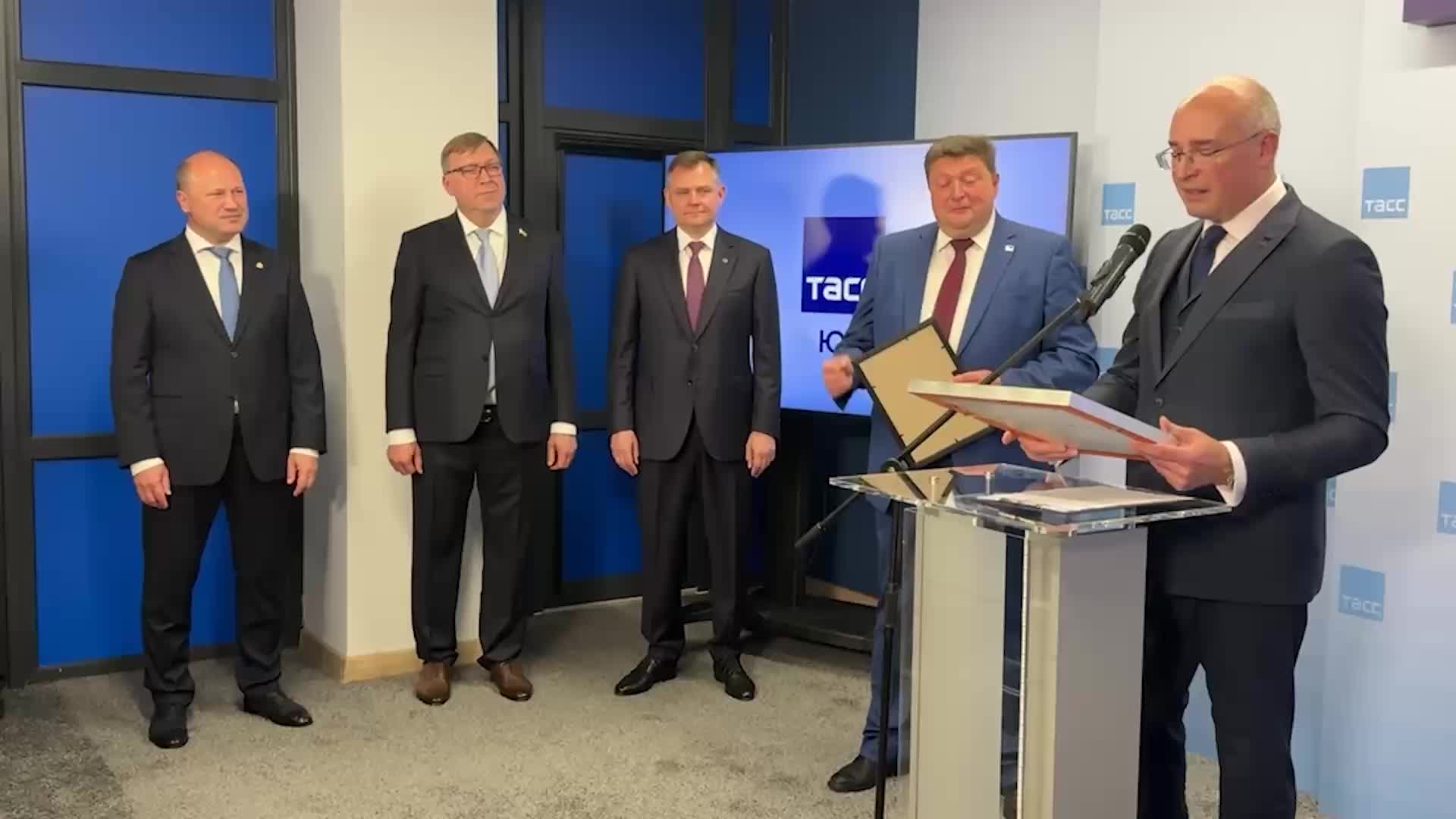Открытие регионального информационного центра ТАСС в Ростове на Дону
