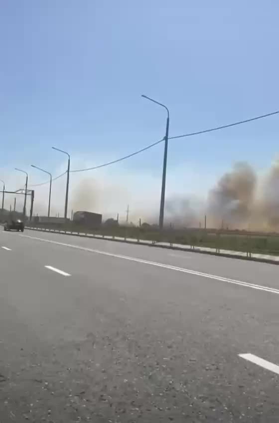 Создан оперативный штаб для тушения пожара в Тарумовском районе Дагестана