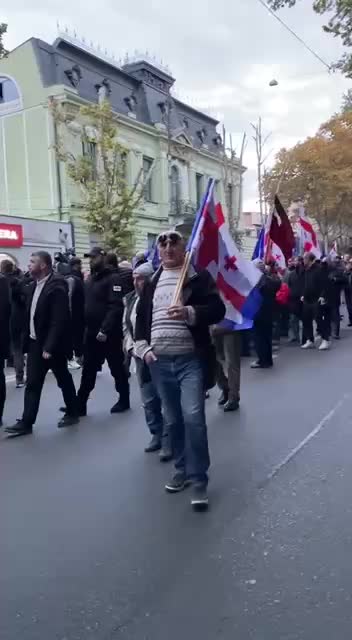 Оппозиция в Тбилиси проводит шествие к парламенту для объявления плана действий