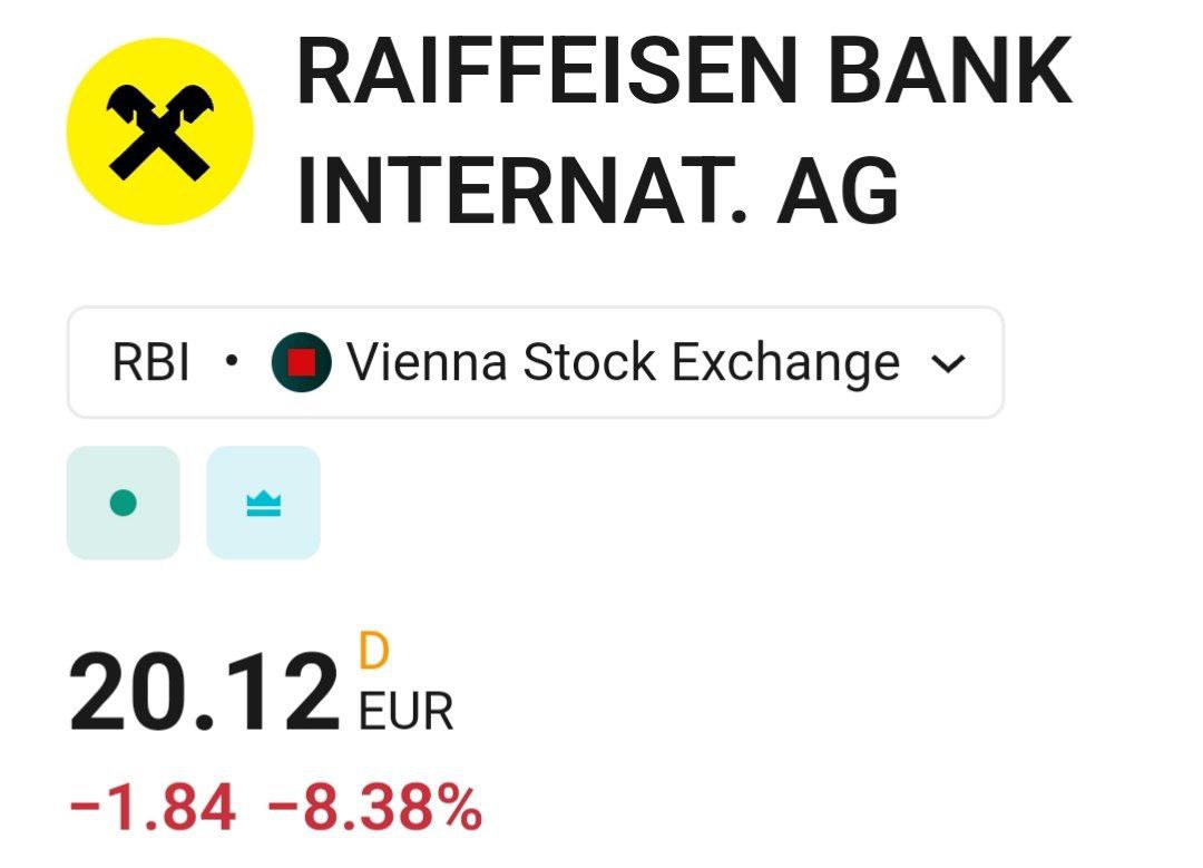 Акции Райффайзенбанк упали на 8% из-за публикации Bloomberg. По информации из статьи, в  2024 году банк получил более 62 млн рублей в виде комиссионных за свои услуги от российской компании «Унихим», которая поставляет свою продукцию предприятию ВПК России.   Согласно банковским выпискам, «Унихим» поставлял продукцию находящейся под санкциями российской компании «Равенство». «Равенство» — «одно из ведущих предприятий России в области корабельного радиоэлектронного вооружения и оборудования».  На практике Bloomberg может обвинить любую организацию России во «взаимодействии с государством». Любая компания платит налоги и помогает СВО, военные покупают товары в интернете и магазинах, на заводах, топливо на заправках, одежду.