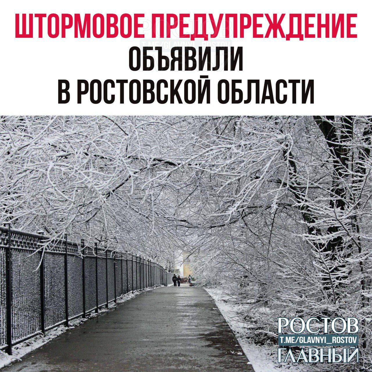 Штормовое предупреждение объявили в Ростовской области С 16 часов и до завтрашнего вечера прогнозируют гололёд обледенение проводов и деревьев а также сильный дождь и ветер glavnyi rostov Присылайте ваши фото видео новости мне в лс glavnyi admin РГ в МАХ