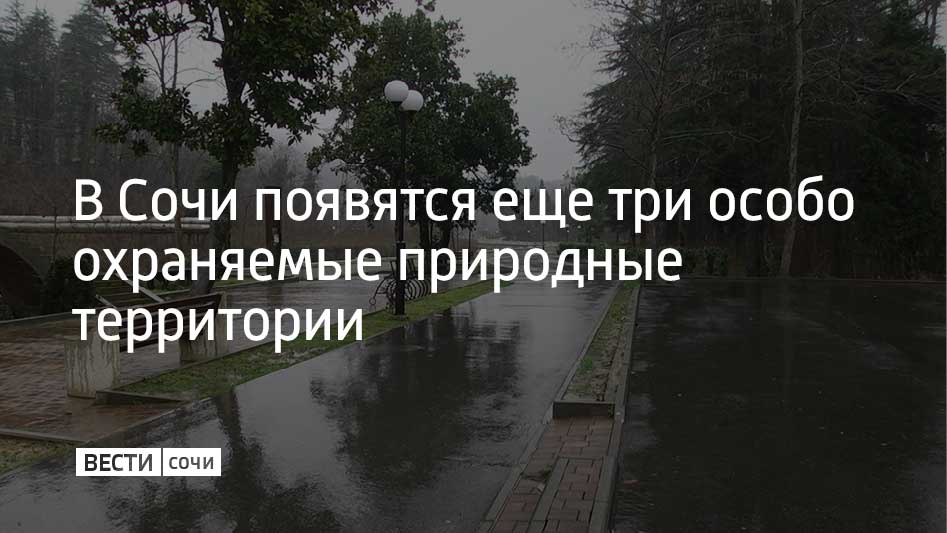 В 2026 году в Сочи появятся три новых особо охраняемые природные территории ООПТ местного значения Речь идет о зонах Северный склон горы Бытха Теренкур Бзогу Мацеста и Зеленая зона в селе Аибга сообщили в администрации города При этом в 2025 году уже начато формирование четырех территорий в селе Чемитоквадже в районе Мамайского хребта и лесопарка а также в районе улицы Навагинская Мы в MAX