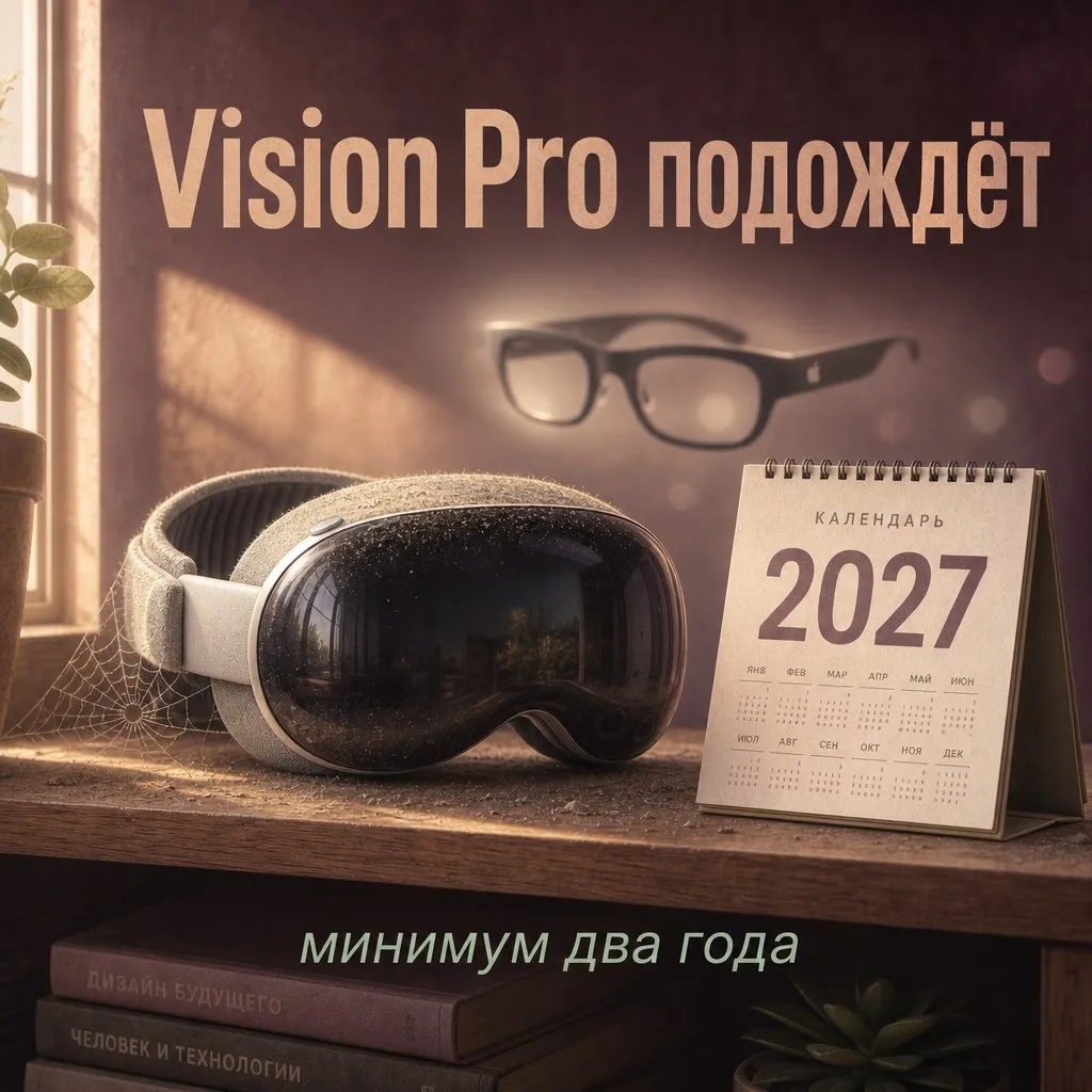 Когда выйдет новый Vision Pro По данным Bloomberg Apple не забросила Vision Pro но и торопиться с новой версией не собирается Сейчас компания работает над более лёгким и дешёвым шлемом Его выход запланирован на 2027 год и это еще в лучшем случае AppleInsider в MAX Подписаться