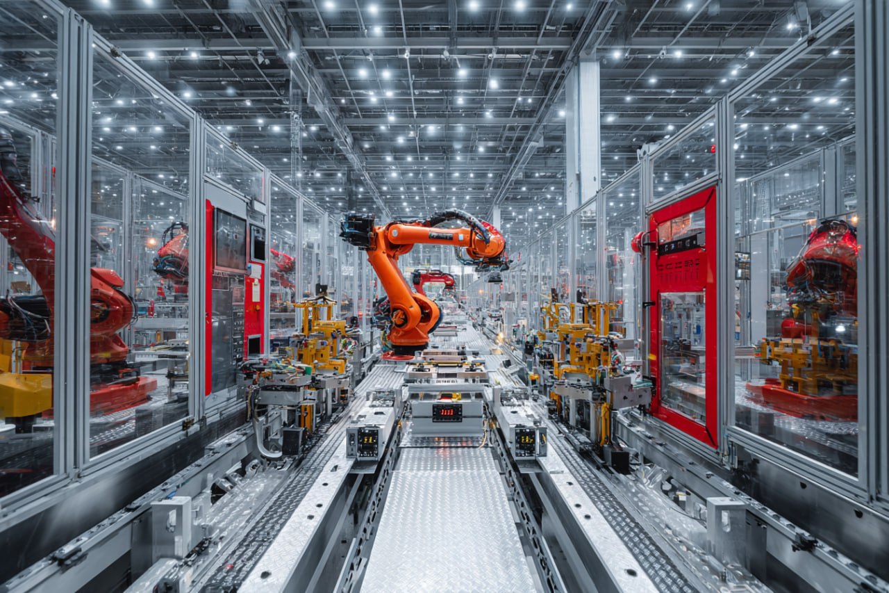 Ростех разработал единую систему управления промышленными роботами Компания РТ Техприемка Госкорпорации Ростех представила инновационную цифровую платформу RMS предназначенную для централизованного управления парком промышленных роботов и оборудованием от разных производителей Решение позволит предприятиям существенно ускорить внедрение роботизированных технологий сократить затраты на подключение и оптимизировать производственные процессы RMS представляет собой унифицированное решение для интеграции и управления промышленными роботами различных производителей в рамках единой цифровой среды Система обеспечивает централизованный контроль технологических процессов через интерфейс одного окна позволяя синхронизировать работу разнородного оборудования и автоматизировать производственные операции говорится в сообщении Ростеха ℹ  Ключевым преимуществом платформы является предоставление аналитики в реальном времени Система отслеживает загрузку оборудования выявляет сбои и оценивает эффективность производственных циклов что позволяет существенно оптимизировать эксплуатационные расходы и повысить общую производительность предприятия Медиаканал о цифровом транспорте Подписаться