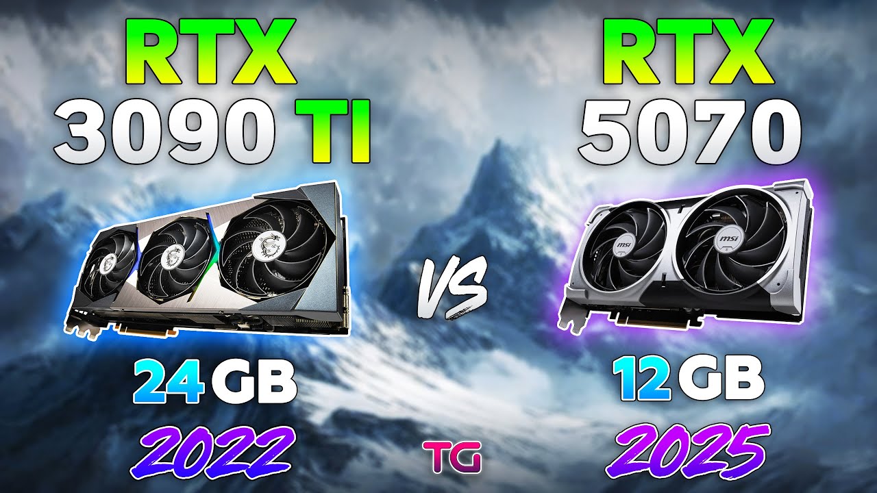 CHIP новости Эксперт сравнил топовую видеокарту GeForce RTX 3090 Ti 2022 года выпуска и RTX 5070 в 10 играх в 4K Сравнение провел автор YouTube канала Testing Games на компьютере с процессором Ryzen 7 9800X3D и 32 ГБ оперативной памяти DDR5 6000 Подробнее здесь chiprussia