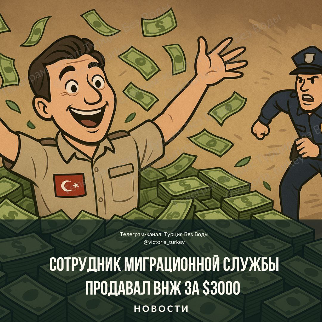 Сотрудник миграционной службы продавал ВНЖ за $3000 в закрытых районах #новоститурции    В Аланье громкий коррупционный скандал! На скамье подсудимых сотрудник миграционной службы. Его обвиняют в том, что он продавал иностранцам виды на жительство в районах, официально закрытых для проживания: Махмутлар и Каргыджак.   По версии следствия, за каждый “особый” ВНЖ он получал взятку в размере 3000$. Таких случаев зафиксировано не менее 18.    Под арестом оказался не только чиновник, но и местный житель, передававший деньги от иностранцев.   Суд постановил оставить обоих под стражей, а следующее слушание назначено на 18 сентября 2025 года.    Это дело может повлечь серьёзные последствия как для самой миграционной системы, так и для уже выданных ВНЖ.