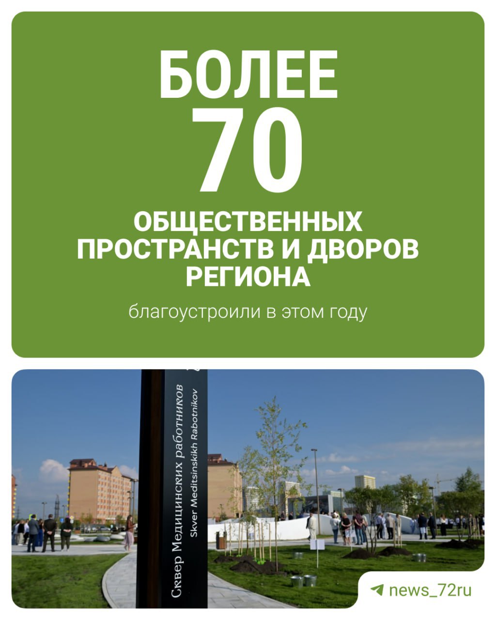Тюменцы обожают прогулки на свежем воздухе это факт В городе есть много мест для неспешных променадов со стаканчиком кофе И со временем их становится только больше В этом году в регионе благоустроили более 70 общественных пространств и дворовых территорий В рамках нацпроекта Инфраструктура для жизни обновили Бульвар Петра Ершова Сквер медицинских работников Сквер отрядов мэра общественное пространство на улице Мельничной Все общественные пространства которые включаются в национальный проект для реализации попадают туда на основании голосования наших жителей объяснил губернатор Тюменской области Александр Моор Причем благоустраивают объекты не только в Тюмени но и в Тобольске и Ишиме А вы уже гуляли по обновленным местам Какое особенно понравилось