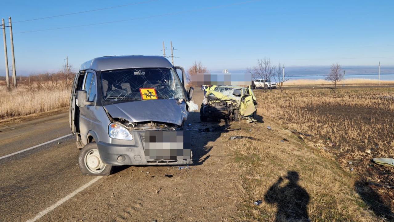 Водитель и три пассажира легковушки пострадали в ДТП с пассажирской «ГАЗелью» вблизи Ставрополя.   Авария произошла сегодня утром. Водитель пассажирской «ГАЗели», принадлежащей детскому дому п. Солнечнодольска, выехал через сплошную на встречку и врезался в Kia.  46-летняя водитель иномарки и три её пассажира 47, 16-ти и 13-ти лет получили тяжелые травмы. В «ГАЗели» было 7 пассажиров — пострадавших среди них нет.   69-летний водитель пассажирского автомобиля злостным нарушителем ПДД не является, был трезв, сообщили в краевой Госавтоинспекции.