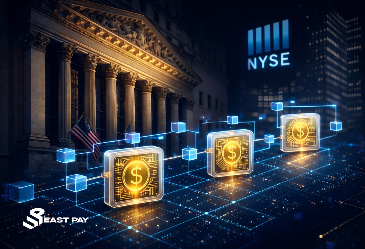 NYSE создаёт блокчейн платформу для торговли токенизированными ценными бумагами Нью Йоркская фондовая биржа разрабатывает платформу для торговли токенизированными ценными бумагами 24 7 Сделки будут проходить почти мгновенно а инвесторы смогут покупать дробные акции и ETF в цифровом виде После одобрения регулятора это откроет доступ к круглосуточной торговле американскими активами с поддержкой нескольких блокчейн цепочек и стейблкоинов для расчётов East Pay Экономика