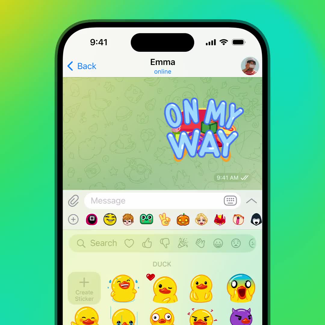 Telegram внедряет нейросети для поиска стикеров и обновляет функции истории