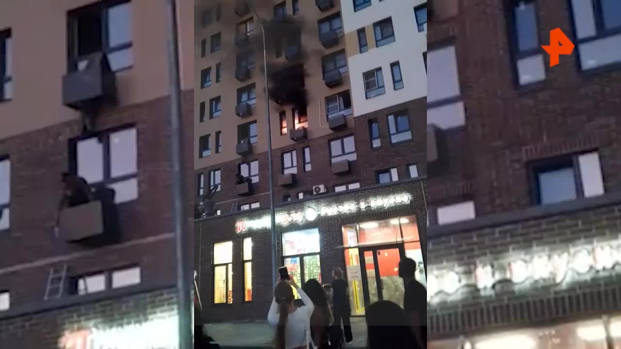 Ветераны СВО спасают людей и животных из горящего дома в Люберцах