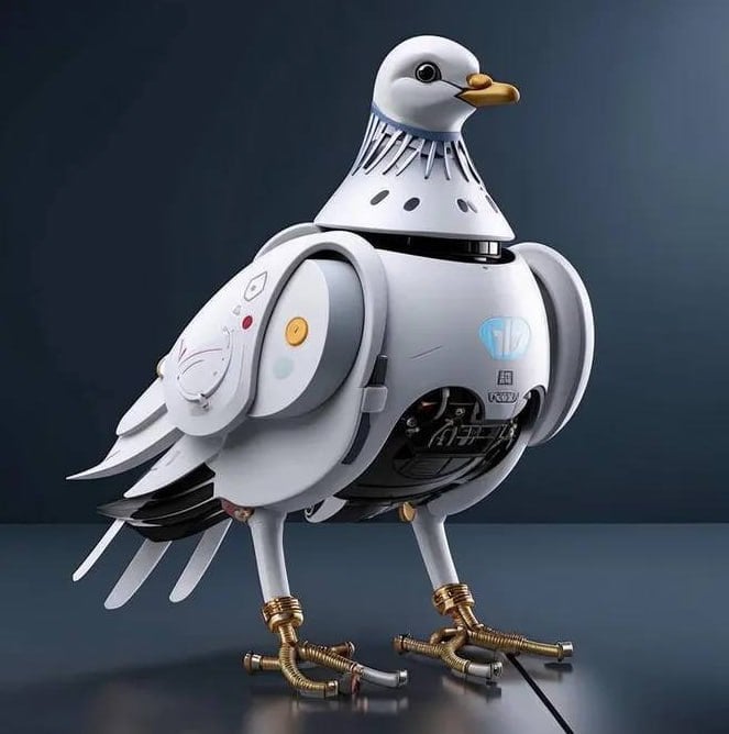 Ученые из США создали робоголубей  PigeonBot II - воздушный робот с трансформирующимися крыльями и хвостом  У птиц нет вертикального хвостового киля, но при этом у них получается сохранять устойчивость при турбулентности. Самолётам же требуется вертикальное оперение для контроля курса и предотвращения крена    Данная разработка поможет спроектировать более устойчивые к турбулентности самолёты без вертикального стабилизатора  Первичные тесты в турбулентной аэродинамической трубе показали, что конструкция робота обеспечивает стабильный полёт