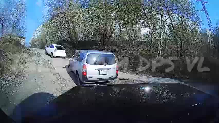 ДТП во Владивостоке: водитель перепутал педали при выезде с гаражей