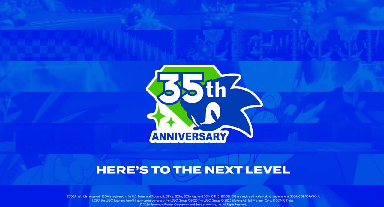 35 летие Соника официально анонсировано и SEGA планирует провести множество мероприятий Напомним что в этом году нас ждёт анонс новой полноценной игры про синего ежа и ещё больше обновлений для CrossWorlds