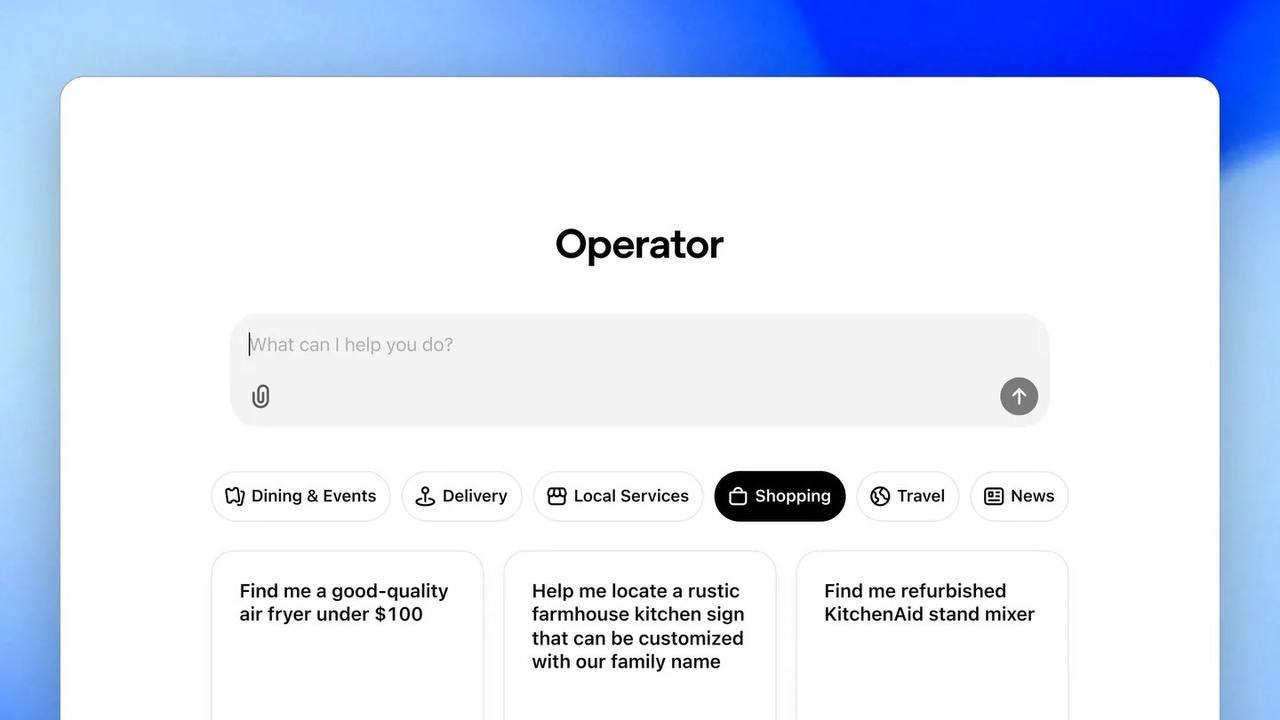 ChatGPT научился пользоваться браузером: запуск Operator!   OpenAI представила долгожданную функцию под названием Operator — ИИ-агент, способный самостоятельно выполнять задачи в интернете!  >>> Теперь ChatGPT может бронировать столики в ресторанах, заказывать продукты и выполнять другие действия в браузере БЕЗ участия человека     Как работает ChatGPT Operator:  1   Постановка задачи: Пользователь вводит запрос, например: «Забронируй столик в ресторане азиатской кухни на 5 человек»  2   Выполнение: ИИ-агент ищет подходящие рестораны, уточняет детали и завершает бронирование, вводя необходимую информацию  3   Обратная связь: Operator задает уточняющие вопросы, чтобы избежать ошибок, и отображает свои действия в мини-окне браузера  Но есть одно «но»…    Функция уже доступна, НО только для подписчиков ChatGPT Pro в США     В будущем планируется расширение доступа…  Хотели бы иметь такого ИИ-агента «под рукой»? Ждем ваших реакций!