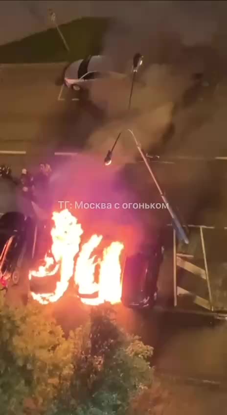 Пожар в каршеринге на Волжском бульваре в Москве ликвидирован
