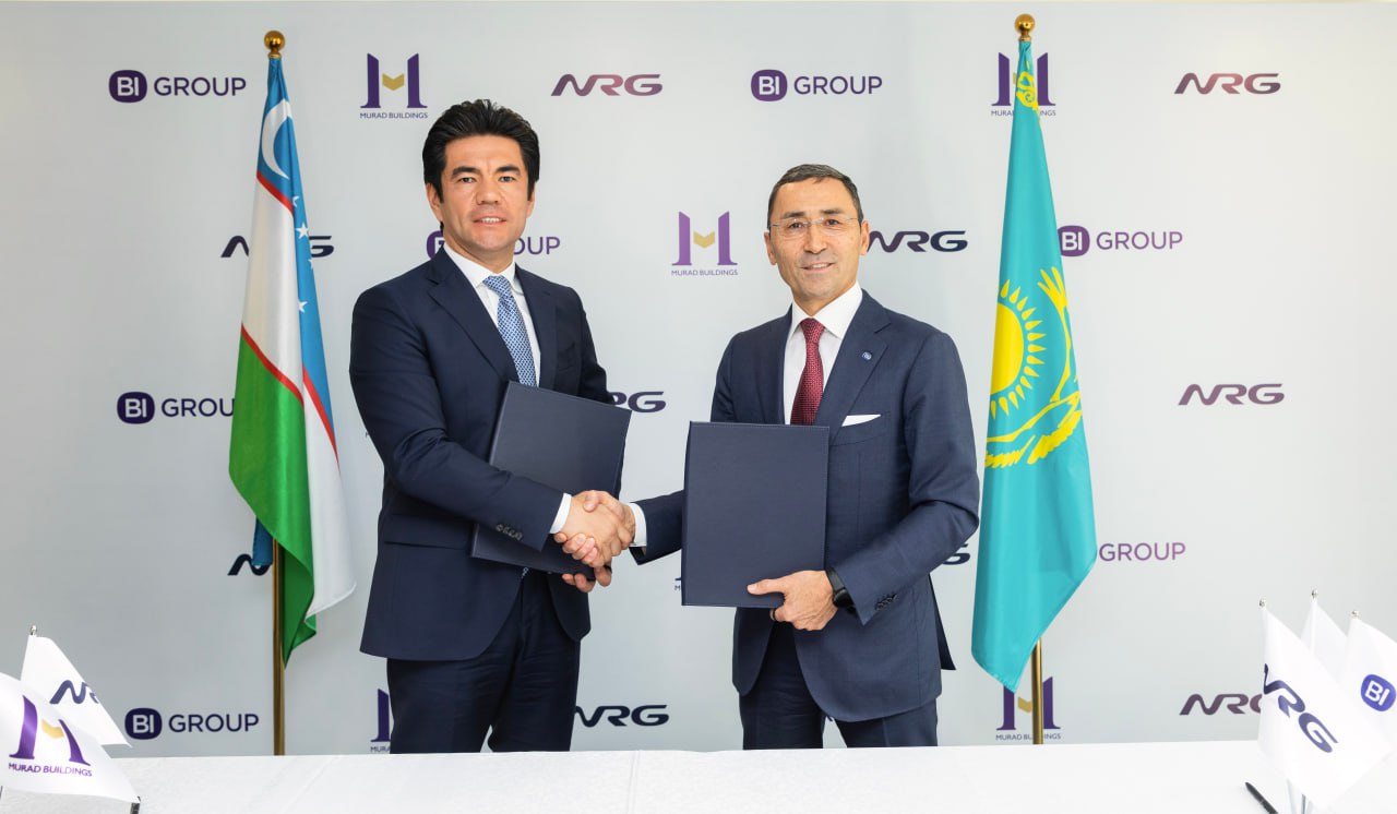 Казахстанский девелопер BI Group и Murad Buildings согласовали следующий этап работ в Узбекистане Во время бизнес форума Great Silk Road Business Cooperation Forum доля NRG перешла к BI Group с сохранением локальной идентичности компании nova24 uz 311550 Реклама