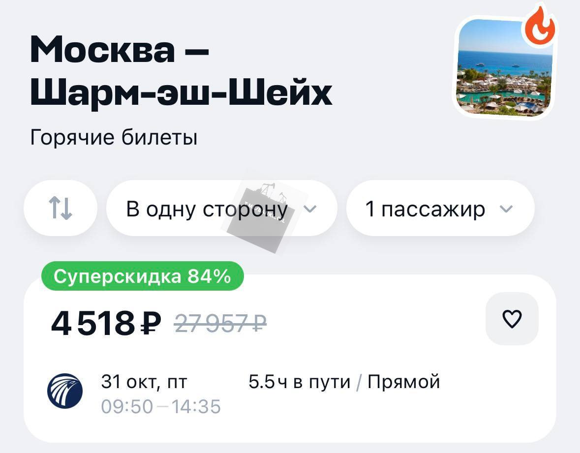 Билеты в Египет рекордно рухнули в цене Отправиться на курорт можно уже в эту пятницу всего за 4 5 тысячи рублей Сейчас в Шарм эш Шейхе начинается бархатный сезон с температурой до 31 C banki oil