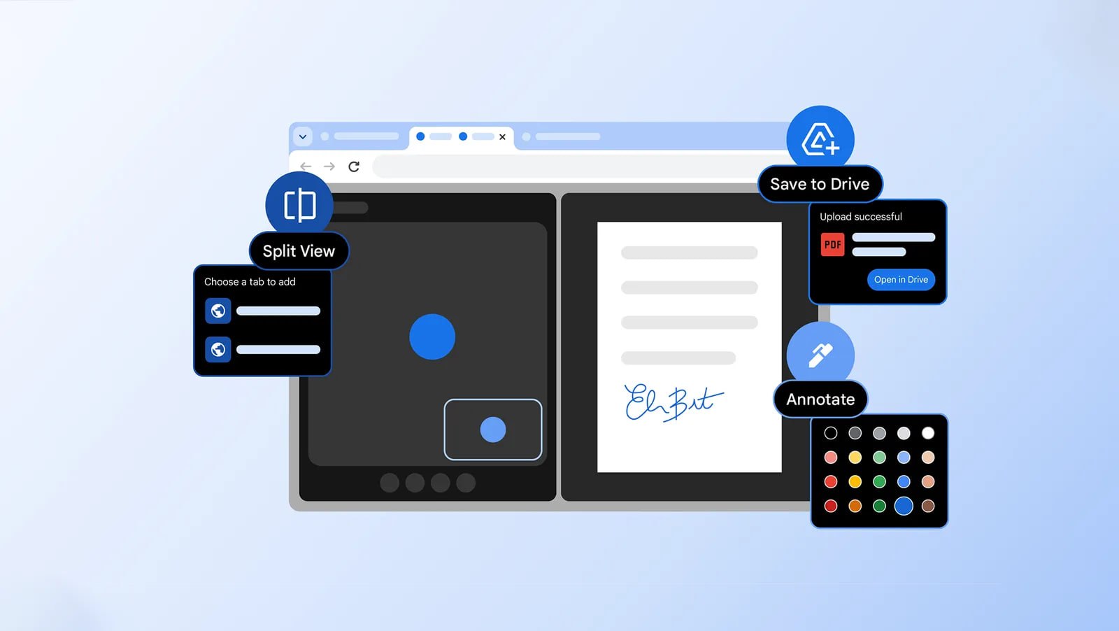 Ещё больше задач В Chrome появился режим многооконности и новые функции которые помогут в работе с текстами и PDF файлами По мнению разработчиков все фичи сделают каждого пользователя ещё более многозадачным     kod ru google chrome news