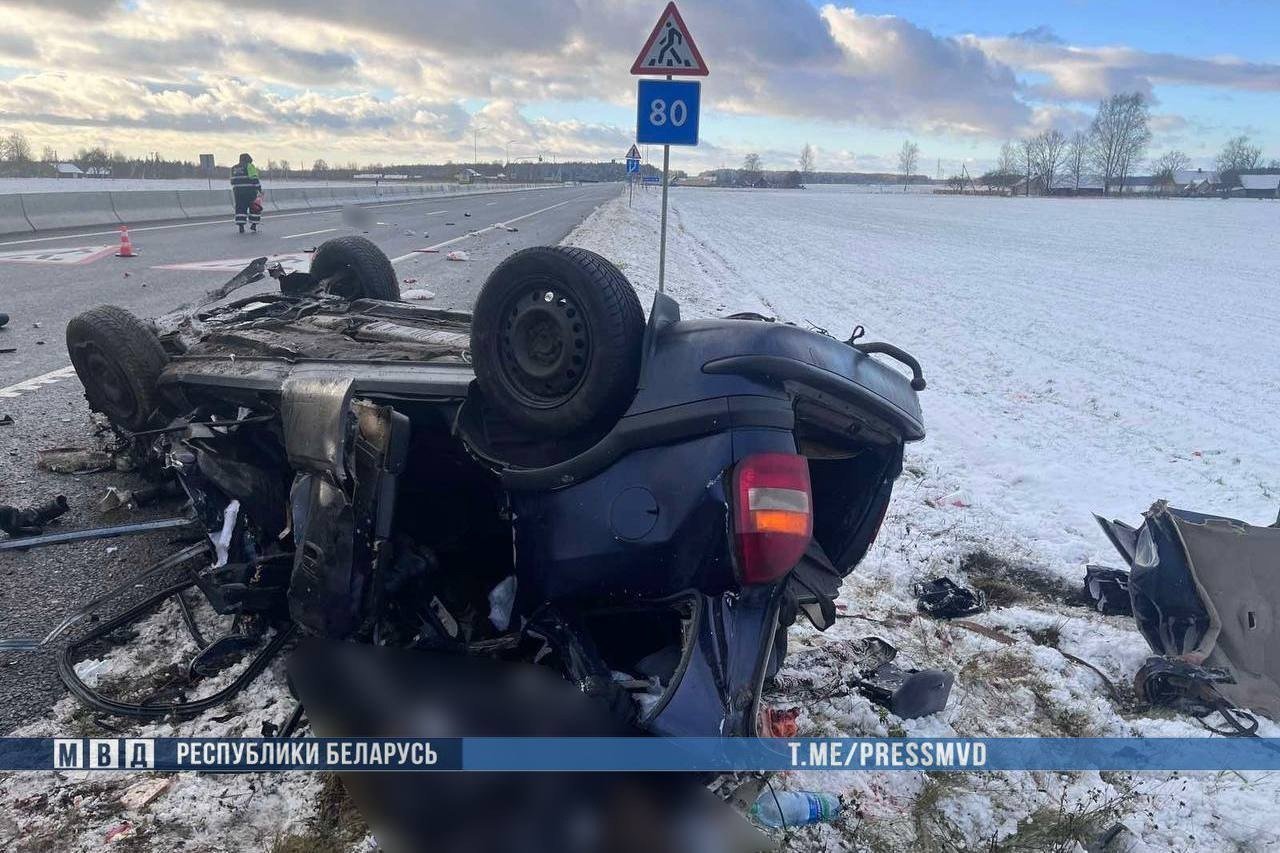 Страшная авария в Лидском районе: четверо погибших.  Двое из них дети: