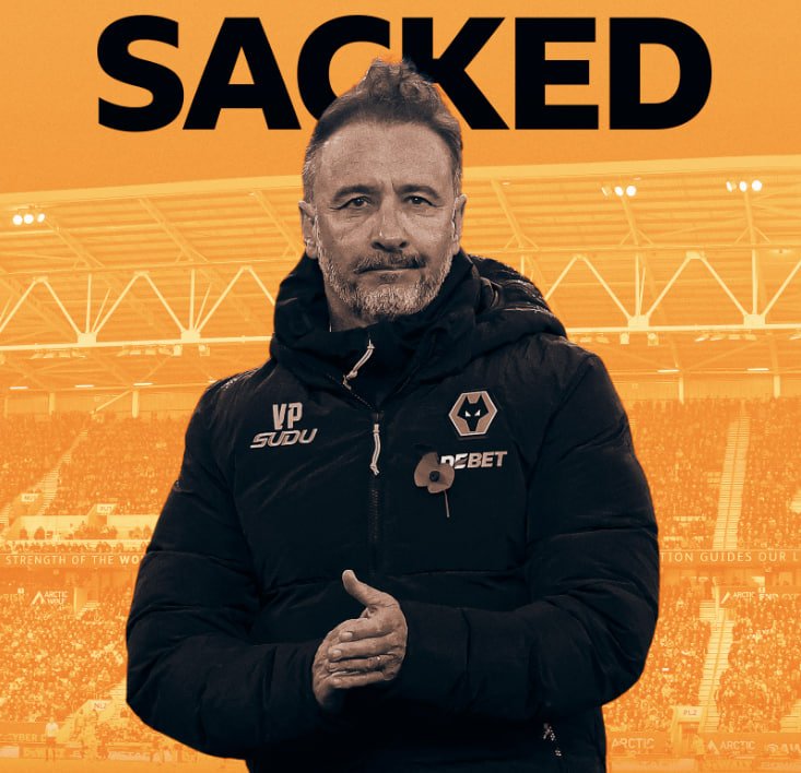 От лучшего тренера месяца до увольнения за полгода Вулверхэмптон попрощался с Витором Перейрой Команда идёт на последнем месте в АПЛ и ещё ни разу не побеждала в этом сезоне