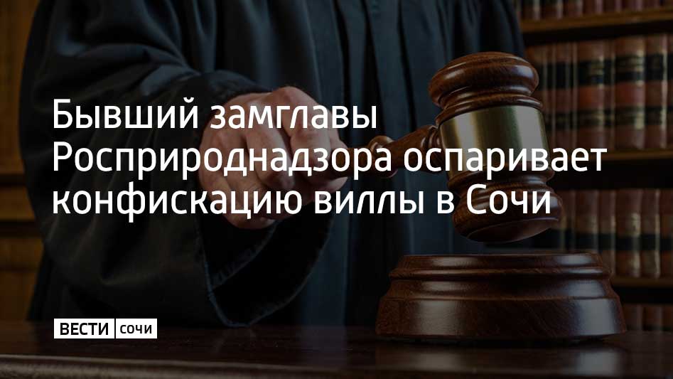 Бывший заместитель руководителя Росприроднадзора Олег Долматов обвиняемый в мошенничестве в особо крупном размере подал апелляционную жалобу на решение суда об изъятии его недвижимости в Сочи Ранее суд по иску Генпрокуратуры обратил в собственность государства трехэтажную виллу с бассейном оформленную на бывшую супругу Долматова дачу в СНТ Сутугинское под Сочи и несколько земельных участков зарегистрированных на родственников Причиной конфискации стало несоответствие стоимости имущества официальным доходам семьи чиновника Олег Долматов занимал пост замглавы Росприроднадзора с 2011 по 2017 год По версии следствия он совместно с сообщником похитил деньги на разработку программного обеспечения для учета объектов наносящих вред экологии Под конфискацию также попали объекты в Ивановской Владимирской Костромской и Ярославской областях Мы в MAX